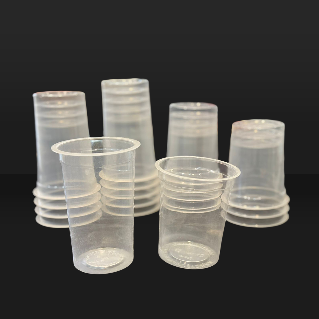 Transparent water cups