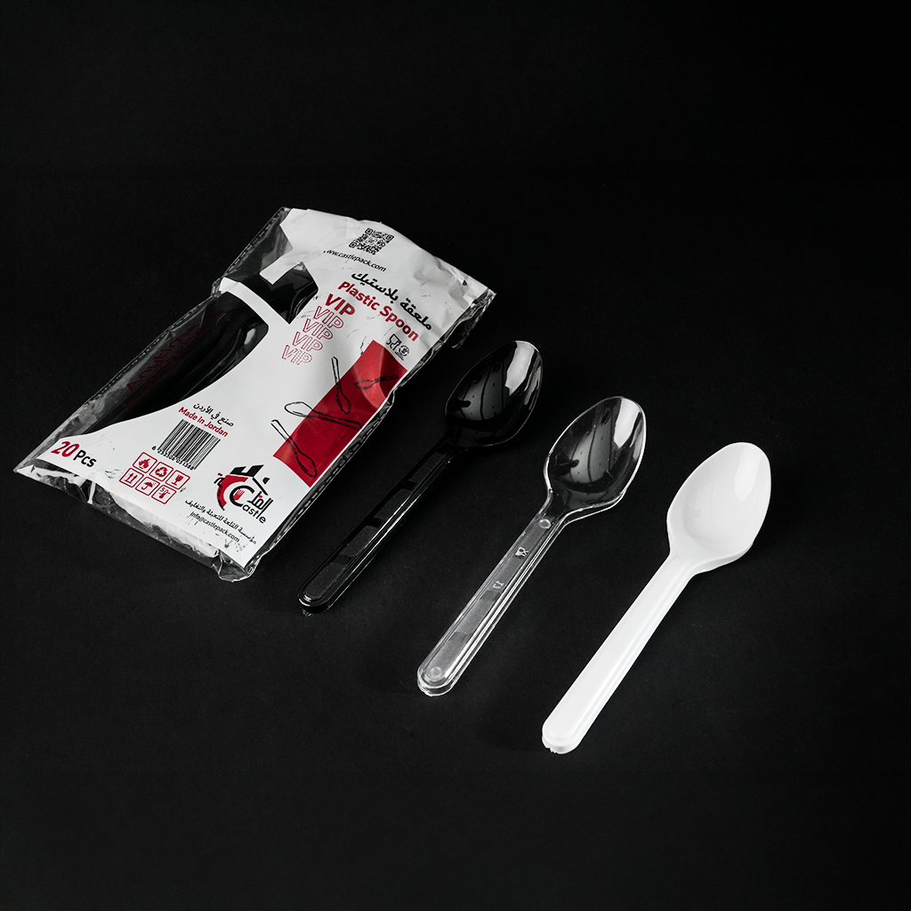Castle plastic spoons VIP