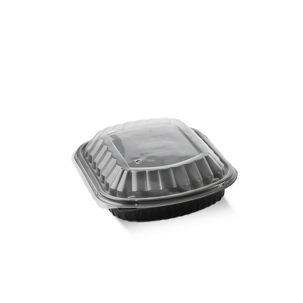 Plastic microwave containers